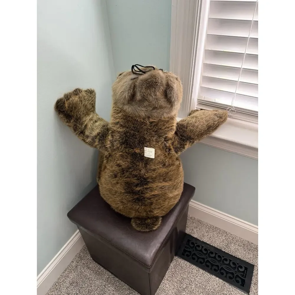 Boris North American Bear Co. with Furry Winter Hat Sideways Glance 31 inch